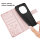 Hülle für Xiaomi Redmi Note 15 Pro 5G Handyhülle Wallet Case Klapphülle in Rosegold