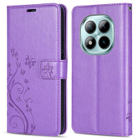 Hülle für Xiaomi Redmi Note 15 Pro 5G Handyhülle Wallet Case Klapphülle in Lila
