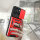 Outdoor Panzer Hülle für Motorola Edge 50 Neo Handyhülle mit Kameraschutz Ringhalter Rot