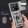 Outdoor Panzer Hülle für Xiaomi Redmi Note 15 Pro 5G Handyhülle mit Kameraschutz Ringhalter Silber