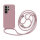 Handykette für Samsung Galaxy S26 Ultra Hanyhülle mit Band Hülle mit Kodel Smartphone Halskette in Rosa