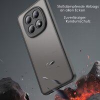Handyhülle für Xiaomi Xiaomi Redmi Note 15 (4G / 5G) Matt Stoßfest Schutzhülle Back cover in Schwarz