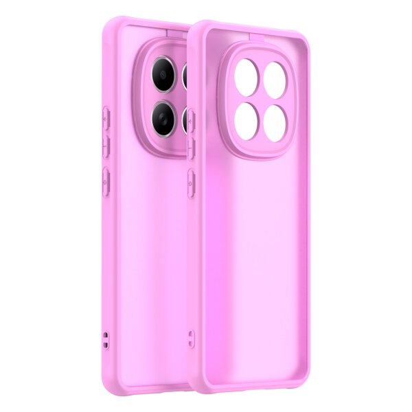 Handyhülle für Xiaomi Xiaomi Redmi Note 15 (4G / 5G) Matt Stoßfest Schutzhülle Back cover in Pink