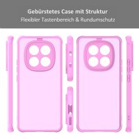 Handyhülle für Xiaomi Xiaomi Redmi Note 15 (4G / 5G) Matt Stoßfest Schutzhülle Back cover in Pink