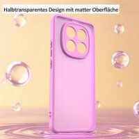 Handyhülle für Xiaomi Xiaomi Redmi Note 15 (4G / 5G) Matt Stoßfest Schutzhülle Back cover in Pink