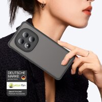 Handyhülle für Xiaomi Redmi Note 15 Pro 4G Matt Stoßfest Schutzhülle Back cover in Schwarz
