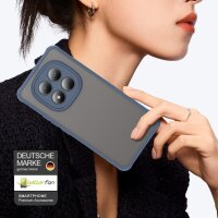 Handyhülle für Xiaomi Redmi Note 15 Pro 4G Matt Stoßfest Schutzhülle Back cover in Blau