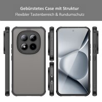 Handyhülle für Xiaomi Redmi Note 15 Pro+ / Poco M8 Pro 5G Hülle Stoßfest Schutzhülle in Schwarz