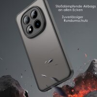 Handyhülle für Xiaomi Redmi Note 15 Pro+ / Poco M8 Pro 5G Hülle Stoßfest Schutzhülle in Schwarz