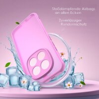 Handyhülle für Xiaomi Redmi Note 15 Pro+ / Poco M8 Pro 5G Hülle Stoßfest Schutzhülle in Pink