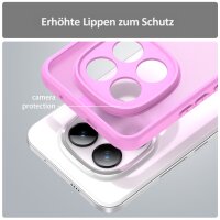 Handyhülle für Xiaomi Redmi Note 15 Pro+ / Poco M8 Pro 5G Hülle Stoßfest Schutzhülle in Pink