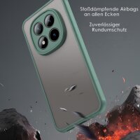 Handyhülle für Xiaomi Redmi Note 15 Pro+ / Poco M8 Pro 5G Hülle Stoßfest Schutzhülle in Grün