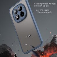 Handyhülle für Xiaomi Redmi Note 15 Pro+ / Poco M8 Pro 5G Hülle Stoßfest Schutzhülle in Blau