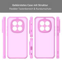 Handyhülle für Xiaomi Redmi Note 15 Pro 5G Hülle Stoßfest Schutzhülle in Pink
