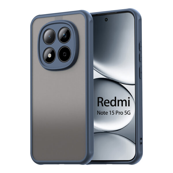Handyhülle für Xiaomi Redmi Note 15 Pro 5G Hülle Stoßfest Schutzhülle in Blau