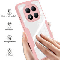 360° Grad Hülle für Xiaomi Redmi Note 15 Pro 5G vollschutz Integriertem Displayschutz in Rosa