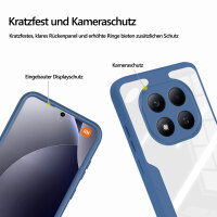 360° Grad Hülle für Xiaomi Redmi Note 15 Pro 4G vollschutz Integriertem Displayschutz in Blau