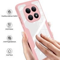 360° Grad Hülle für Xiaomi Redmi Note 15 4G vollschutz Integriertem Displayschutz in Rosa