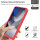 360° Grad Hülle für Xiaomi Redmi Note 15 5G / Poco M8 5G vollschutz Integriertem Displayschutz in Rot