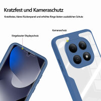 360° Grad Hülle für Xiaomi Redmi Note 15 5G / Poco M8 5G vollschutz Integriertem Displayschutz in Blau