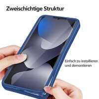360° Grad Hülle für Xiaomi Redmi Note 15 5G / Poco M8 5G vollschutz Integriertem Displayschutz in Blau