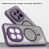 betterfon Matt Case für Xiaomi Redmi Note 15 Pro+ 5G / Poco M8 Pro 5G, Handyhülle, Schutzhülle, Kratzfest, Matt- Lila