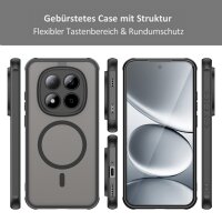 betterfon Matt Case für Xiaomi Redmi Note 15 Pro 5G, Handyhülle, Schutzhülle, Kratzfest, Matt-  Schwarz