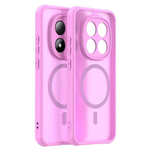 betterfon Matt Case für Xiaomi Redmi Note 15 Pro 5G, Handyhülle, Schutzhülle, Kratzfest, Matt- Pink