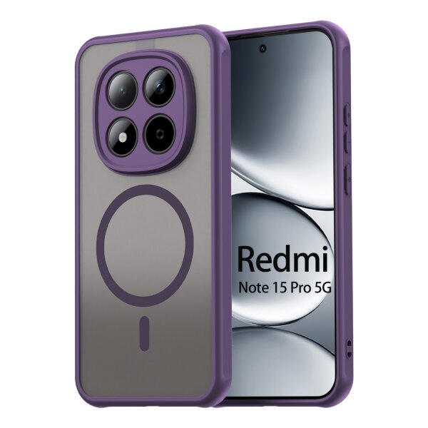 betterfon Matt Case für Xiaomi Redmi Note 15 Pro 5G, Handyhülle, Schutzhülle, Kratzfest, Matt- Lila