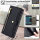 Handykette Samsung Galaxy S26 Ultra Hülle mit Band Handyhülle Kartenfächer PU Leder Umhängetasche in Schwarz