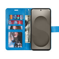 Hülle für Samsung Galaxy S26 5G Wallet Case Kartenfächern & Standfunktion in Mandala Blau