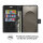 Hülle für Samsung Galaxy S26 5G Wallet Case Kartenfächern & Standfunktion in Blume Schwarz
