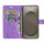 Hülle für Samsung Galaxy S26 5G Wallet Case Kartenfächern & Standfunktion in Blume Lila