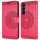 Hülle für Samsung Galaxy S26+ Wallet Case Kartenfächern & Standfunktion in Mandala Rot