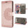 Hülle für Samsung Galaxy S26+ Wallet Case Kartenfächern & Standfunktion in Mandala Rosegold