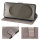 Hülle für Samsung Galaxy S26+ Wallet Case Kartenfächern & Standfunktion in Mandala Grau