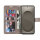 Hülle für Samsung Galaxy S26+ Wallet Case Kartenfächern & Standfunktion in Mandala Grau