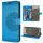 Hülle für Samsung Galaxy S26+ Wallet Case Kartenfächern & Standfunktion in Mandala Blau