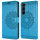 Hülle für Samsung Galaxy S26+ Wallet Case Kartenfächern & Standfunktion in Mandala Blau