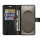 Hülle für Samsung Galaxy S26+ Wallet Case Kartenfächern & Standfunktion in Blume Schwarz