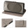 Hülle für Samsung Galaxy S26+ Wallet Case Kartenfächern & Standfunktion in Blume Grau