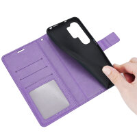 Hülle für Samsung Galaxy S26 Ultra Wallet Case Kartenfächern & Standfunktion in Mandala Lila