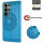 Hülle für Samsung Galaxy S26 Ultra Wallet Case Kartenfächern & Standfunktion in Mandala Blau