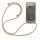 Handykette für Samsung Galaxy S26+ Handyhülle mit Band in Beige / Braun