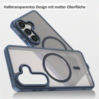 Handyhülle für Samsung Galaxy S26 Magnet Case Schutzhülle Kratzfest in Blau