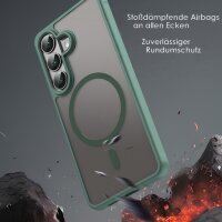 Handyhülle für Samsung Galaxy S26 Magnet Case Schutzhülle Kratzfest in Grün