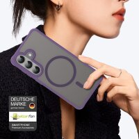 Handyhülle für Samsung Galaxy S26 Magnet Case Schutzhülle Kratzfest in Lila