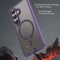 Handyhülle für Samsung Galaxy S26 Magnet Case Schutzhülle Kratzfest in Lila