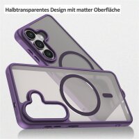 Handyhülle für Samsung Galaxy S26 Magnet Case Schutzhülle Kratzfest in Lila