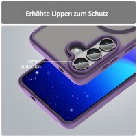 Handyhülle für Samsung Galaxy S26 Magnet Case Schutzhülle Kratzfest in Lila